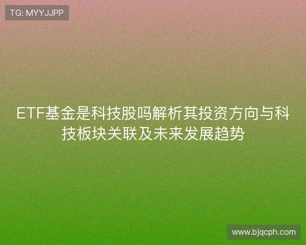 ETF基金是科技股吗解析其投资方向与科技板块关联及未来发展趋势